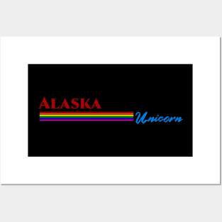 Alaska Unicorn Gift Posters and Art